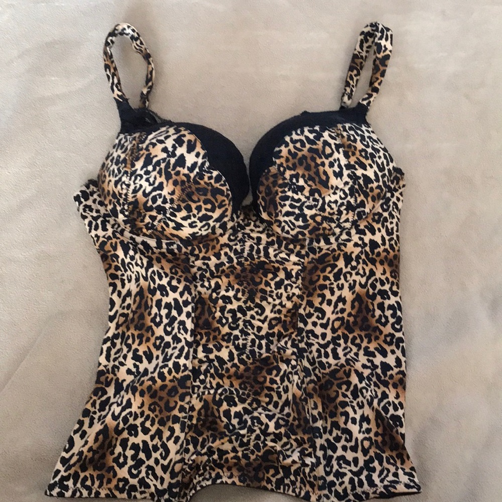Leopard/cheetah corset